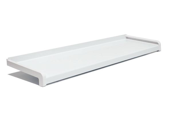 Pervazuri exterioare îndoite, din aluminiu | alb (RAL 9016)