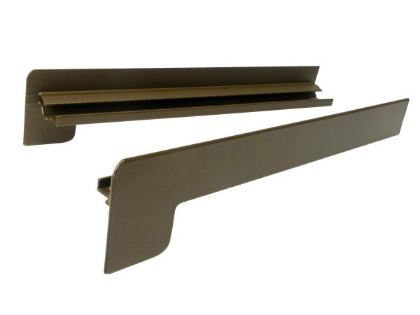 Capace din aluminiu pentru pervazuri exterioare | după tencuire | Bronz (RAL 6003)