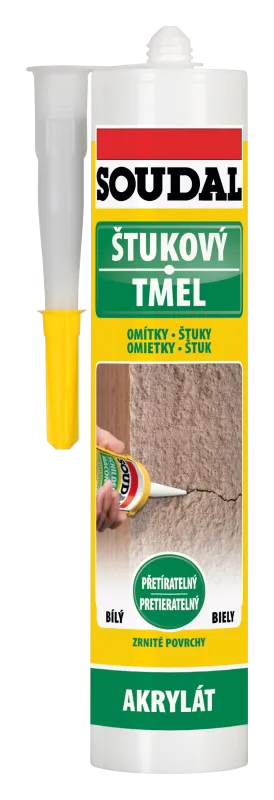 Mastic Acrilic Structurat SOUDAL Alb 280ml