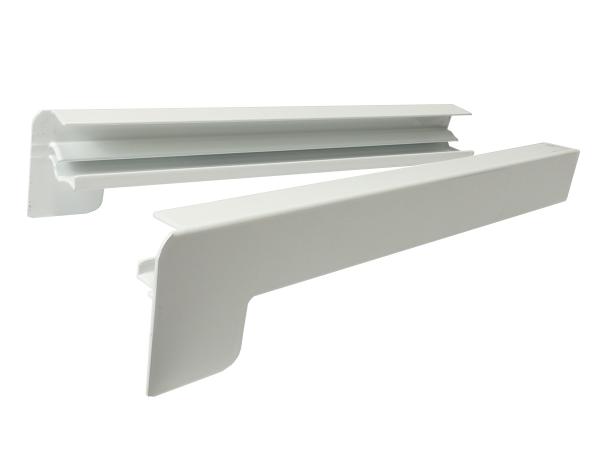 Capace din aluminiu pentru pervazuri exterioare | înainte de tencuire | Alb (RAL 9016)
