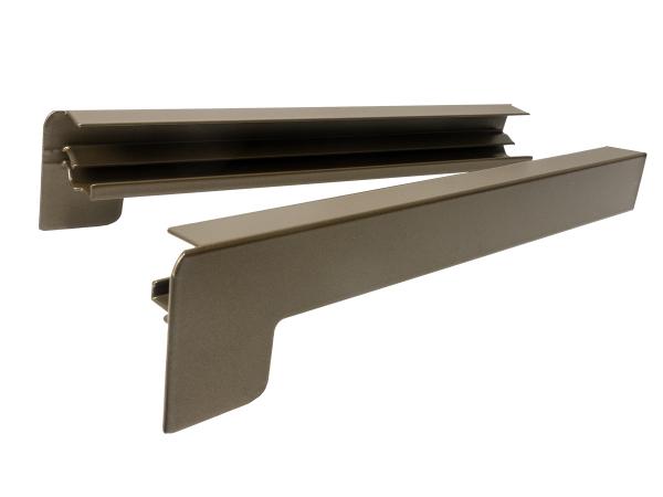 Capace din aluminiu pentru pervazuri exterioare | înainte de tencuire | Bronz (RAL 6003)