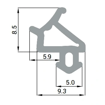 Cheder Termopan GRI | Alte Profile | RAL 7040