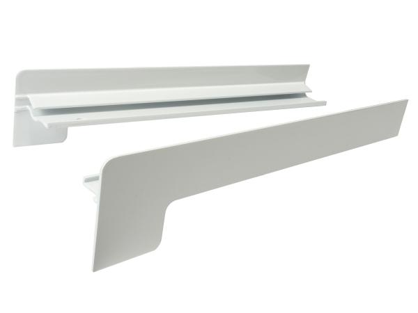 Capace din aluminiu pentru pervazuri exterioare | după tencuire | Alb (RAL 9016)